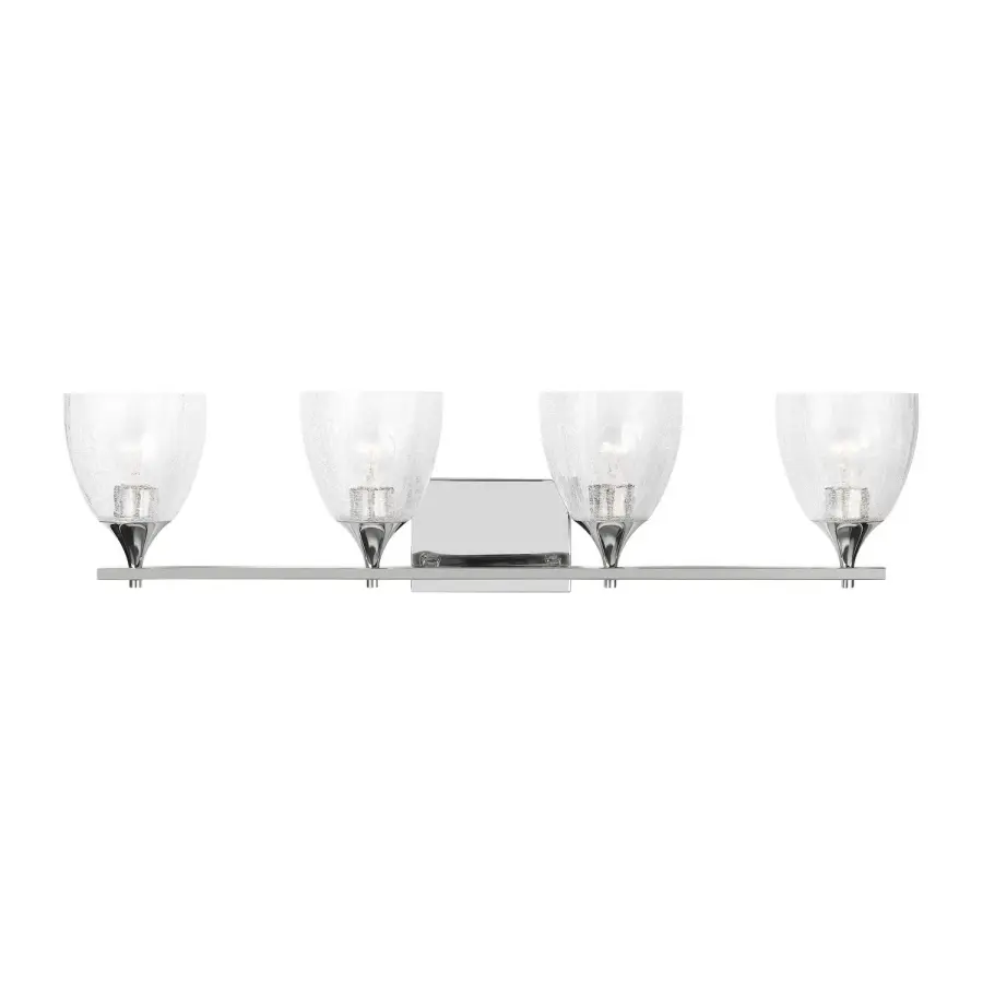Toffino 4-Light Vanity in Chrome