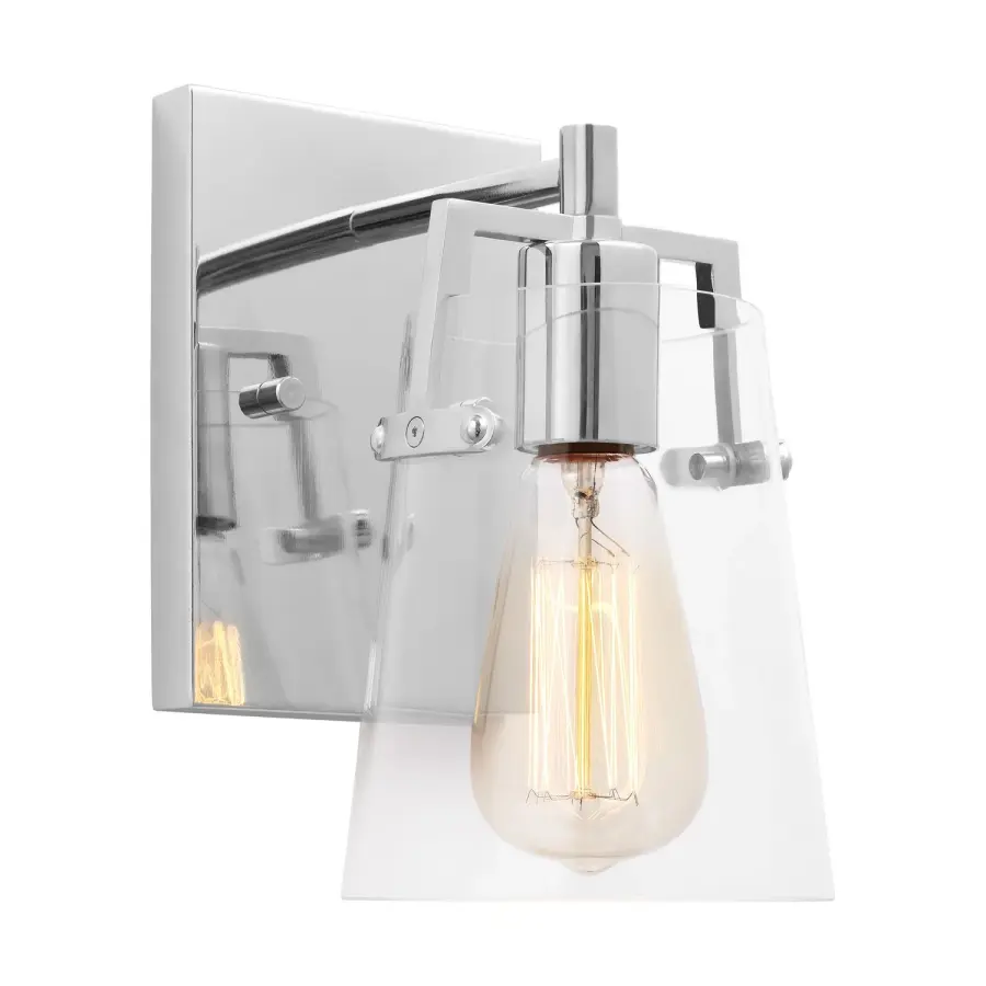 Crofton One Light Wall Sconce in Chrome
