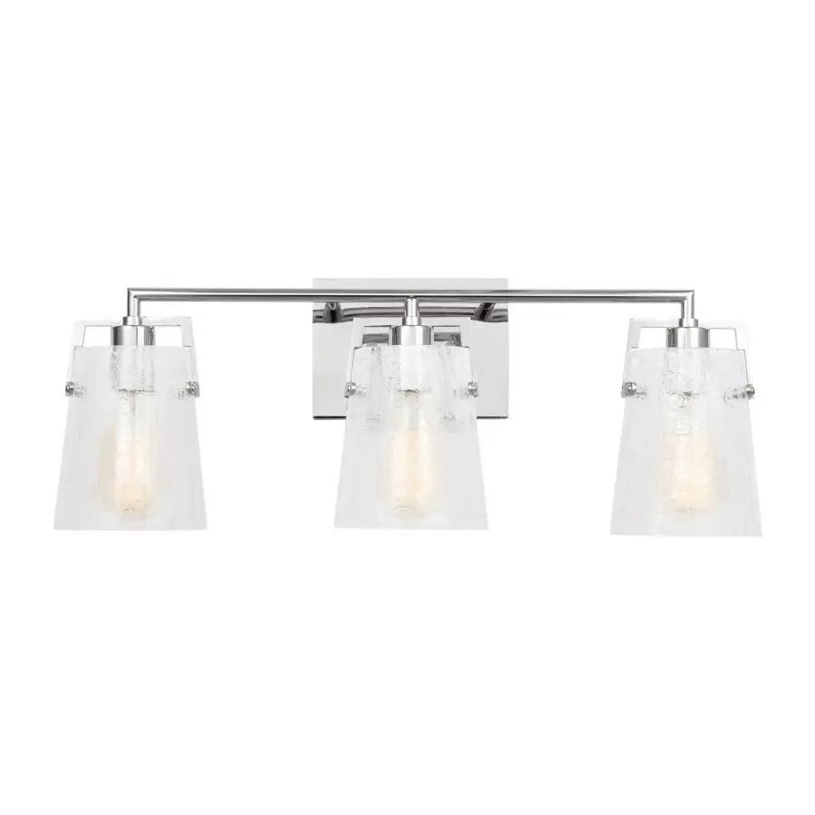 Crofton Three Light Vanity in Chrome
