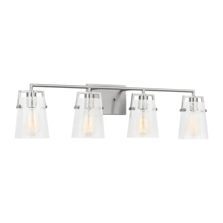 Crofton 4-Light Vanity in Brushed Nickel