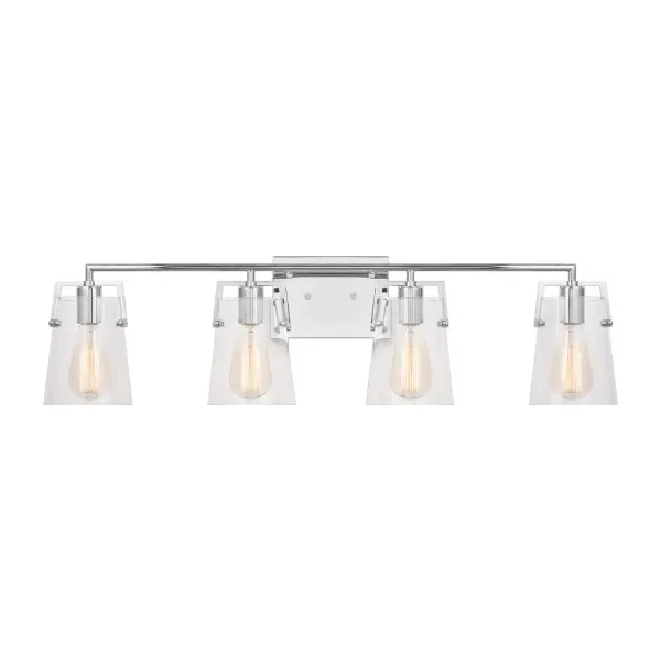 Crofton Four Light Bath Sconce in Chrome