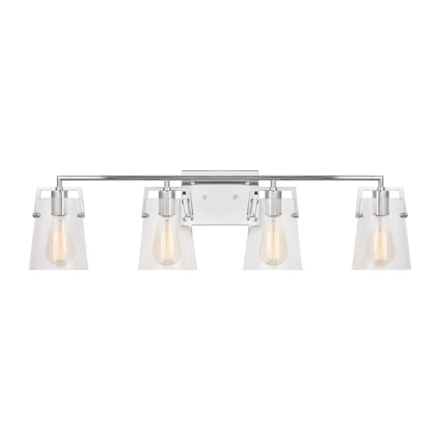 Crofton Four Light Bath Sconce in Chrome