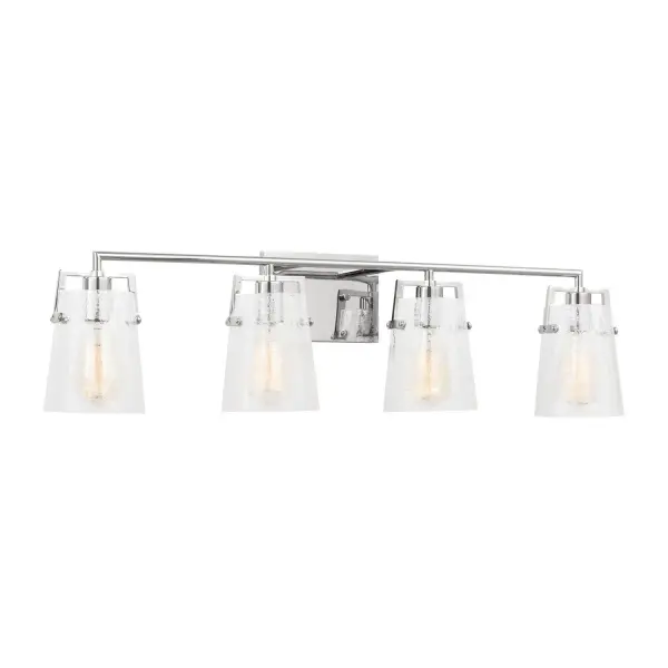 Crofton Four Light Vanity in Chrome