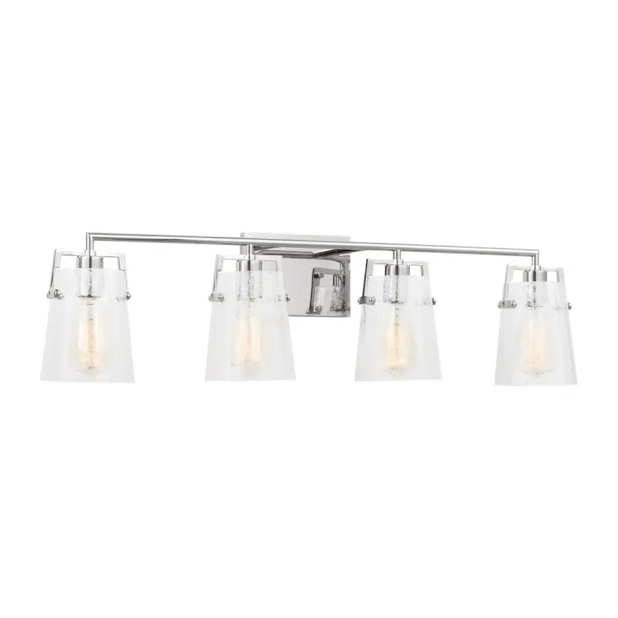 Crofton Four Light Vanity in Chrome