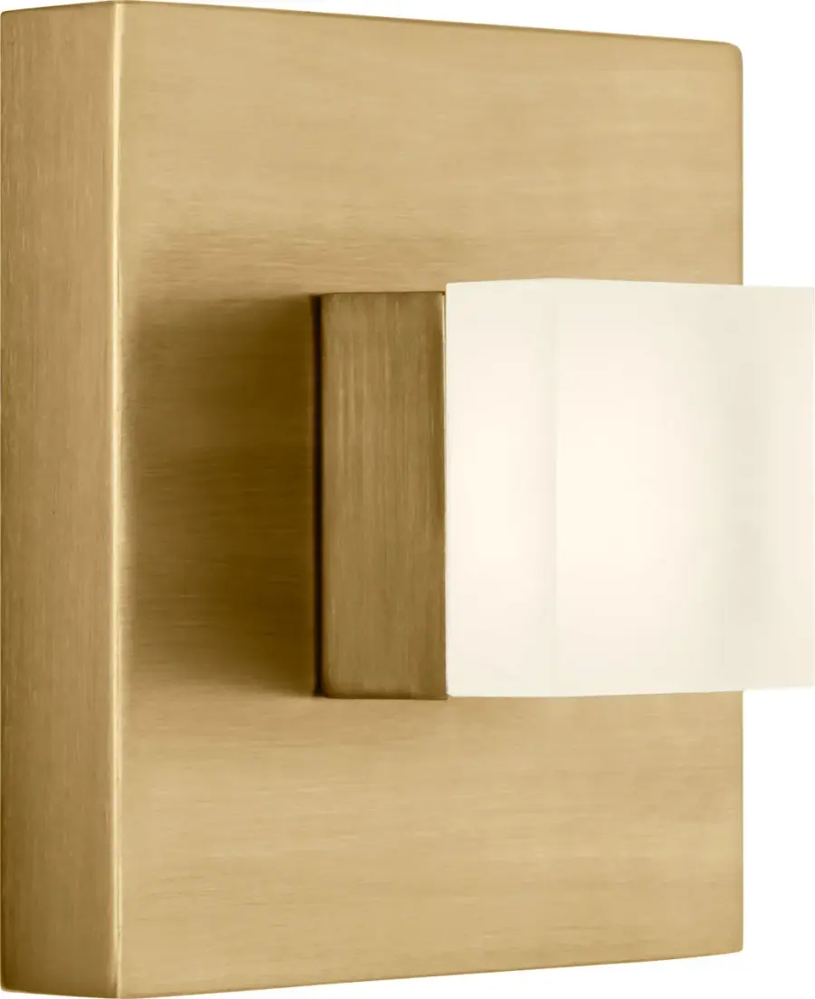 Brander Small Sconce in Satin Brass - Image 2