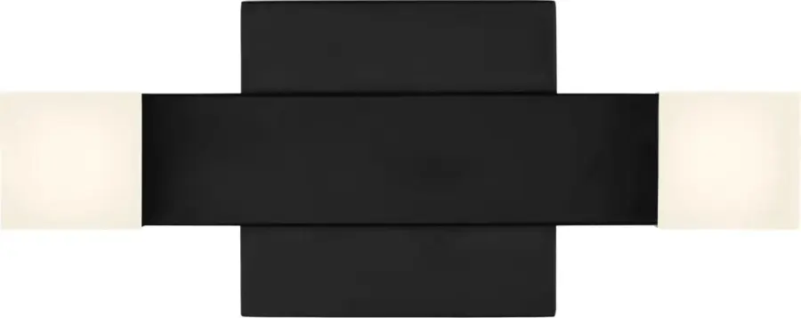 Brander 2-Light Vanity in Midnight Black - Image 1