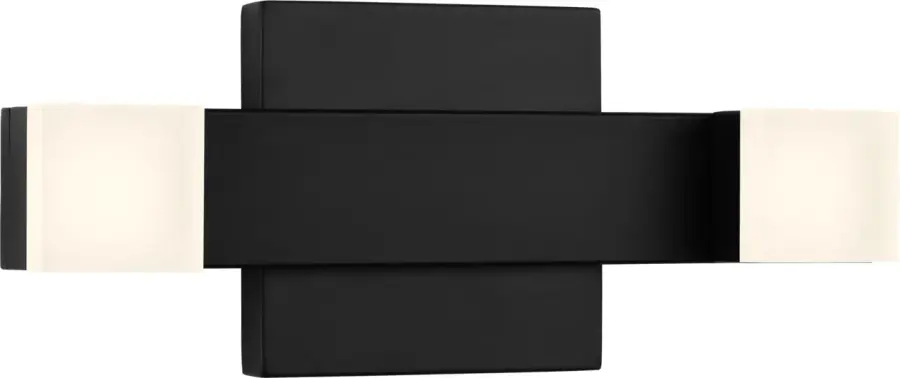 Brander 2-Light Vanity in Midnight Black - Image 2