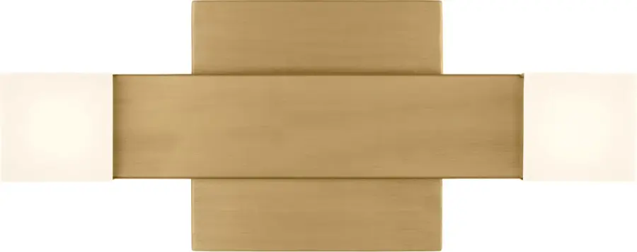 Brander Medium Vanity Light in Satin Brass - Image 1
