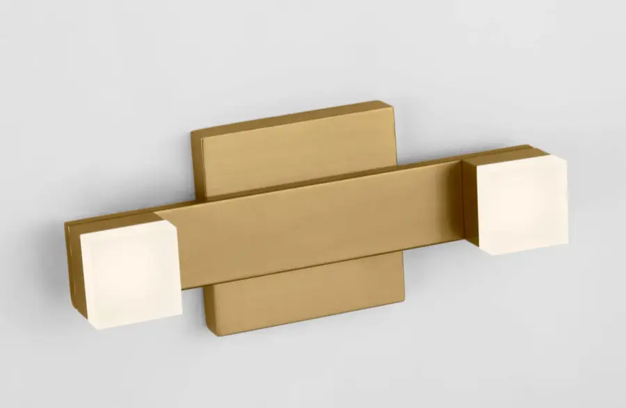 Brander Medium Vanity Light in Satin Brass - Image 3