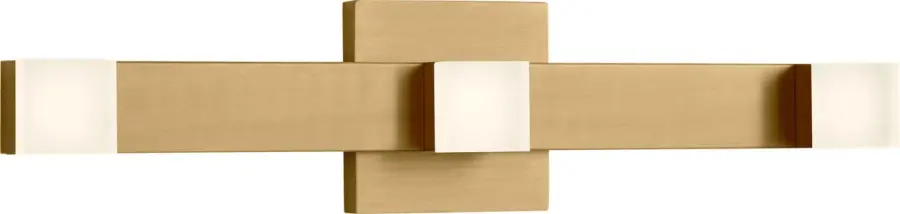 Brander Large Vanity Light in Satin Brass - Image 2