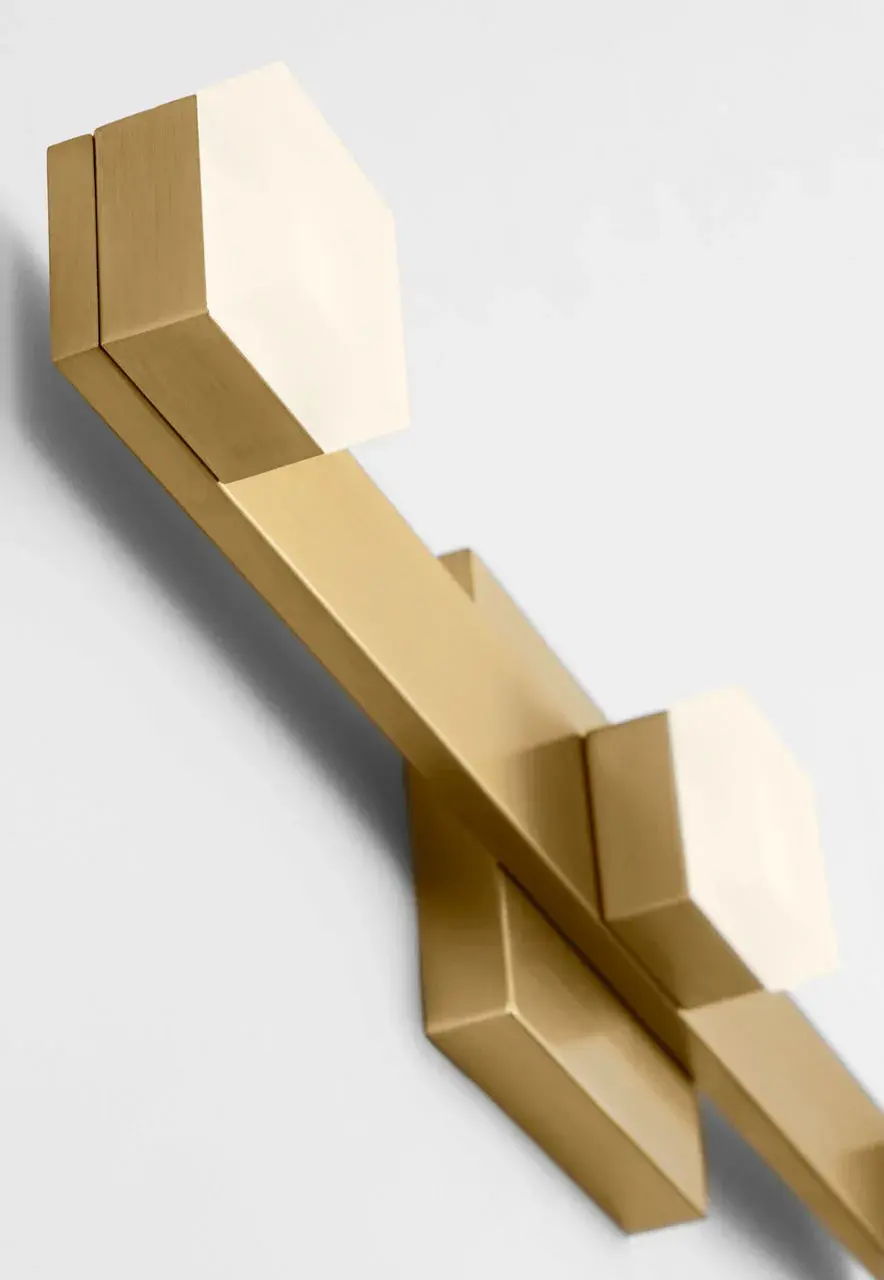 Brander Large Vanity Light in Satin Brass - Image 3