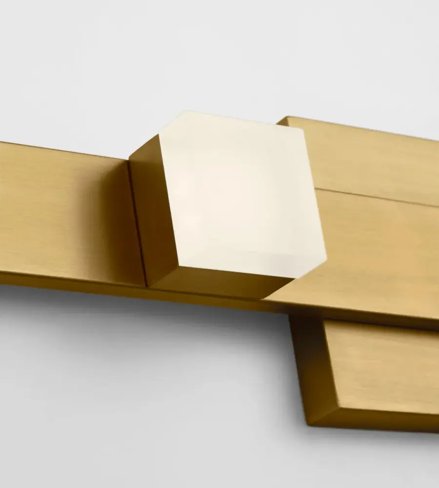 Brander Extra Large Vanity Light in Satin Brass - Image 3