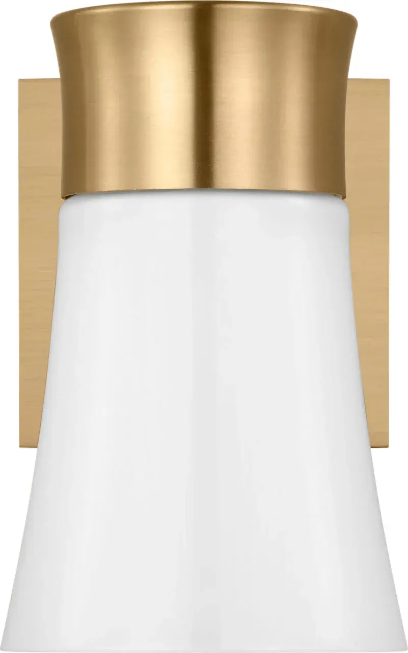 Roy Small Vanity Light in Satin Brass - Image 2