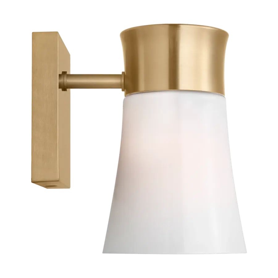 Roy Small Vanity Light in Satin Brass - Image 5