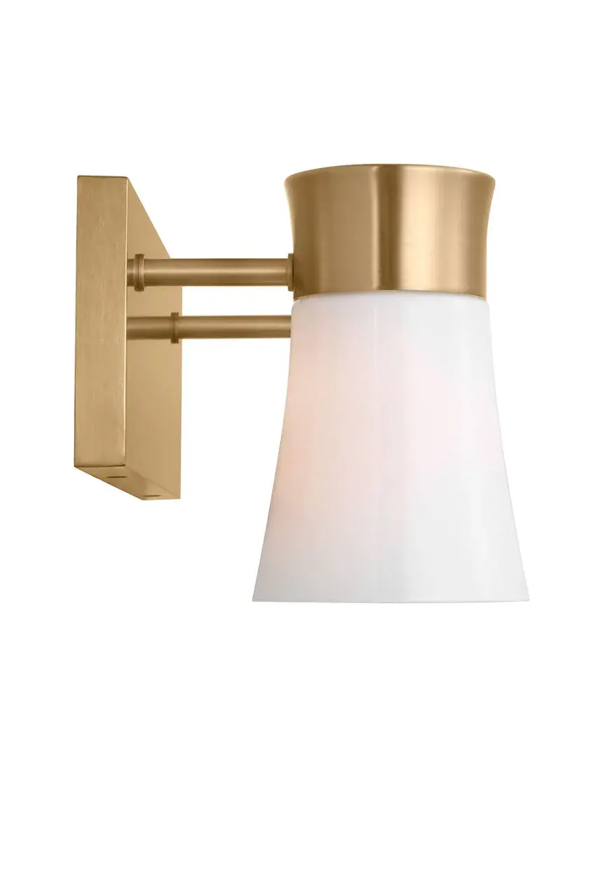 Roy 2-Light Vanity in Satin Brass - Image 4