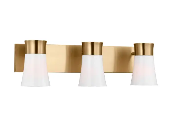 Roy Large Vanity Light in Satin Brass - Image 4