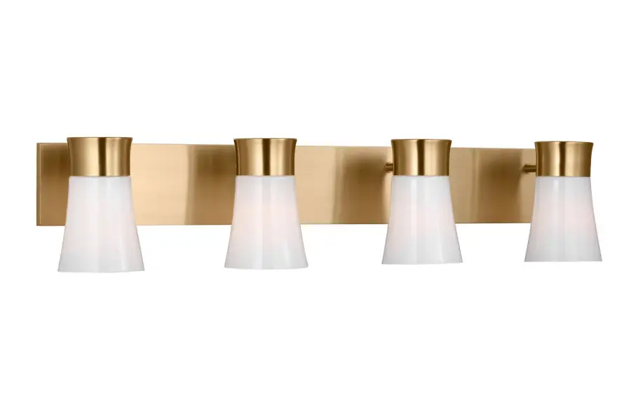 Roy 4-Light Extra Large Vanity in Satin Brass - Image 2