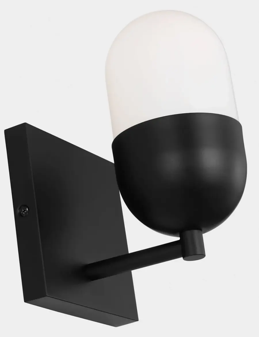 Foster Small Vanity Sconce in Midnight Black - Image 4