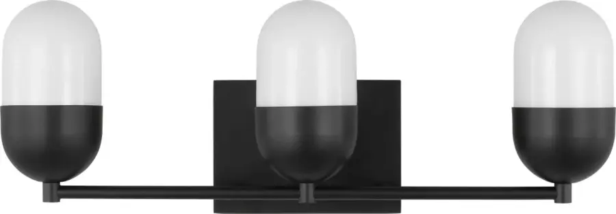 Foster Large Vanity Light in Midnight Black - Image 1