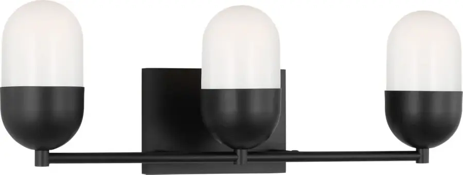Foster Large Vanity Light in Midnight Black - Image 3