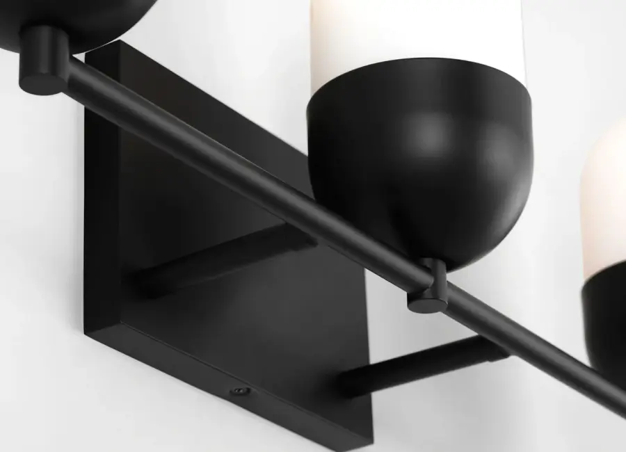 Foster Large Vanity Light in Midnight Black - Image 4