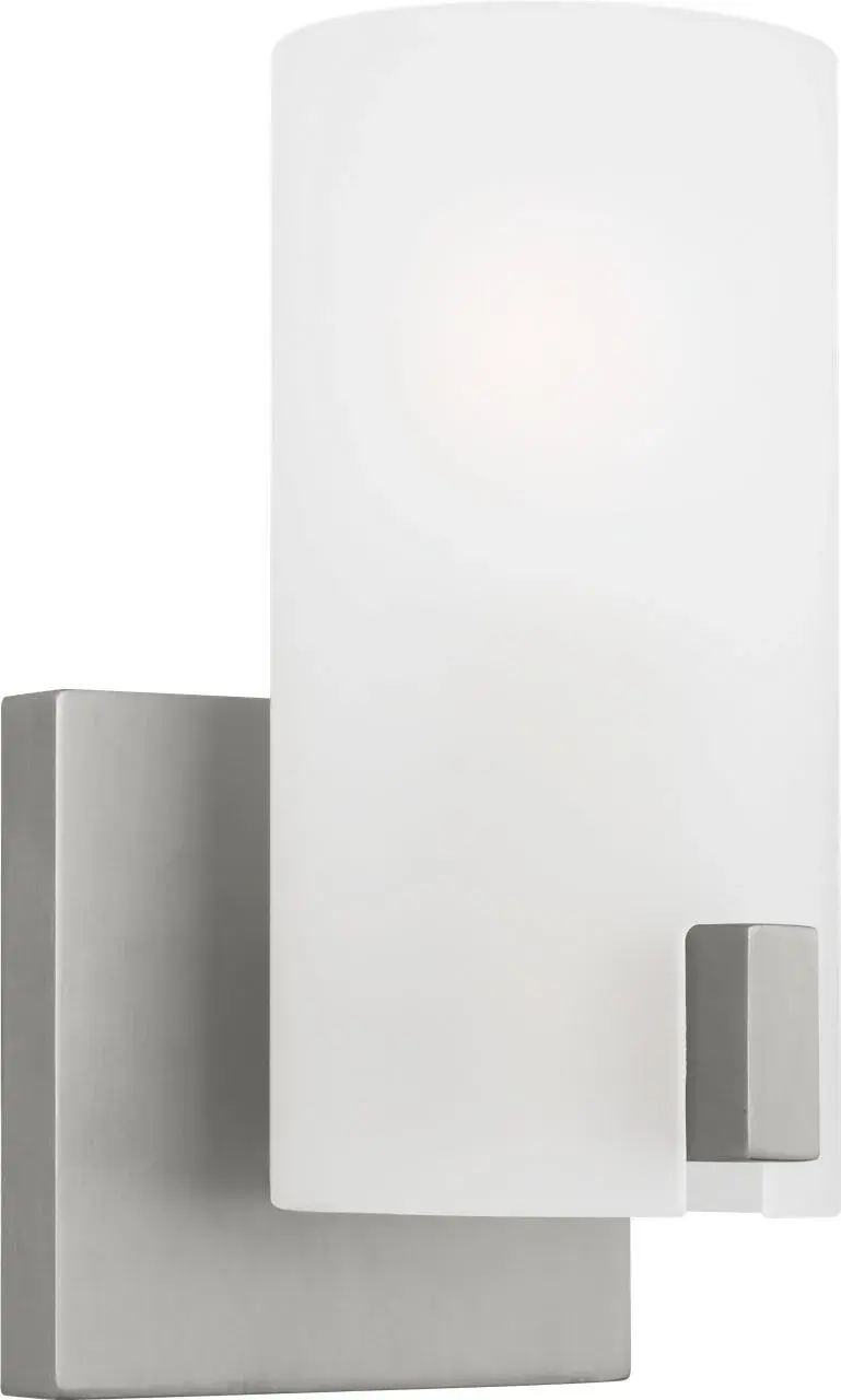 Rhode Small Vanity Sconce in Brushed Steel - Image 2