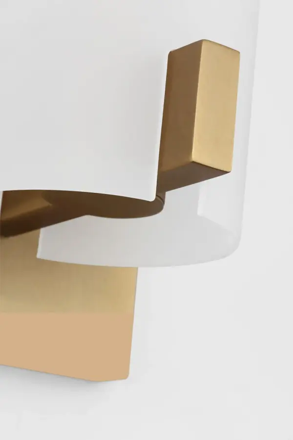 Rhode Small Vanity Sconce in Satin Brass - Image 3