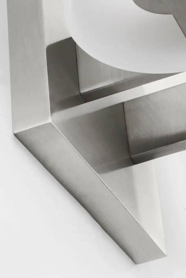 Rhode Medium Vanity Light in Brushed Steel - Image 3