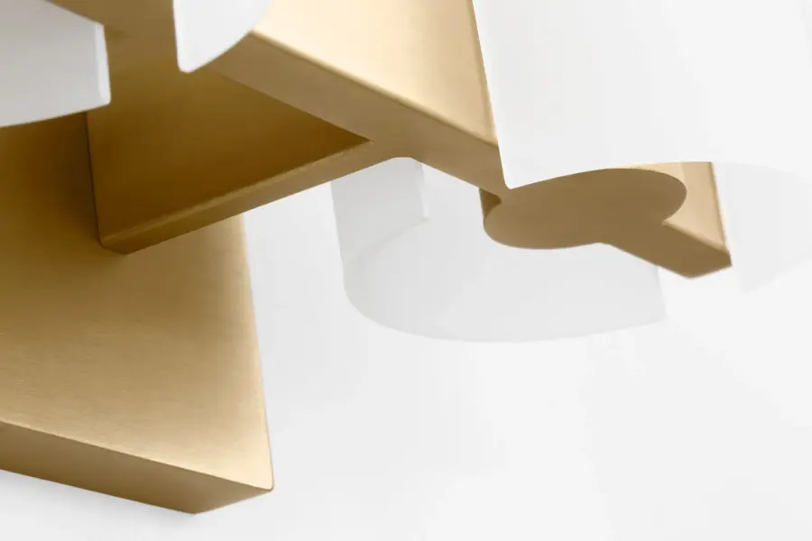 Rhode Medium Vanity Light in Satin Brass - Image 4