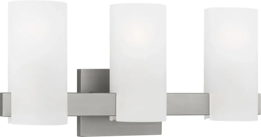 Rhode Large Vanity Light in Brushed Steel - Image 2