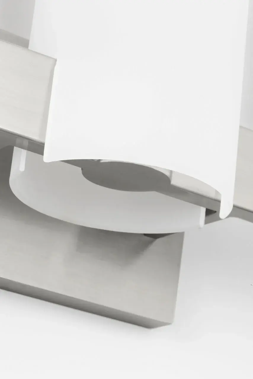 Rhode Large Vanity Light in Brushed Steel - Image 3