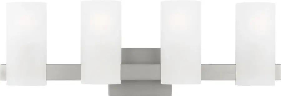 Rhode Extra Large Vanity Light in Brushed Steel - Image 1