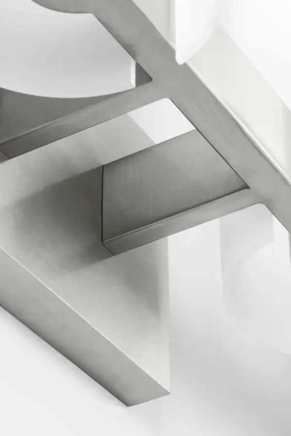 Rhode Extra Large Vanity Light in Brushed Steel - Image 4