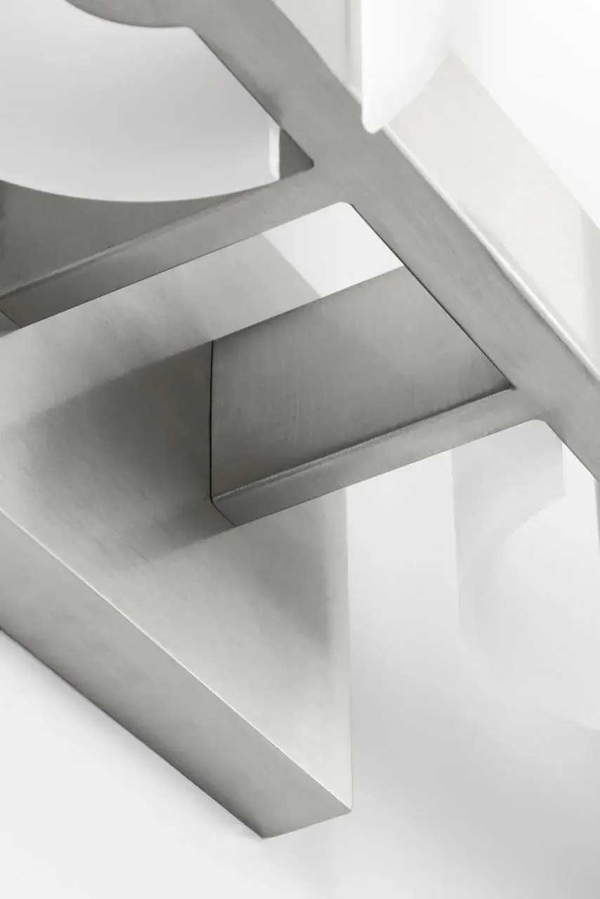 Rhode Extra Large Vanity Light in Brushed Steel - Image 4