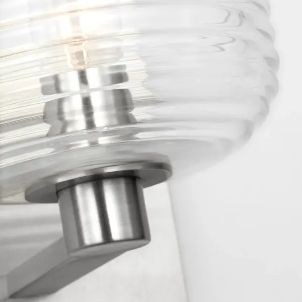 Lochdale Small Sconce in Brushed Nickel - Image 9