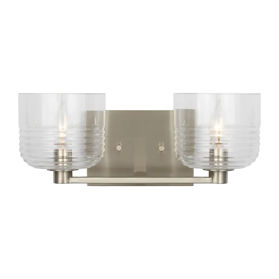 Lochdale Medium Vanity Sconce in Brushed Nickel - Image 1