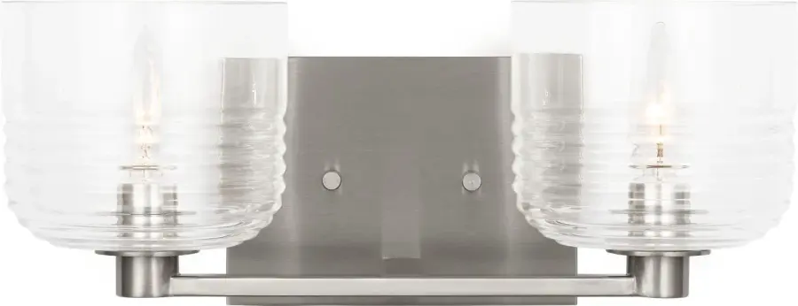 Lochdale Medium Vanity Sconce in Brushed Nickel - Image 2