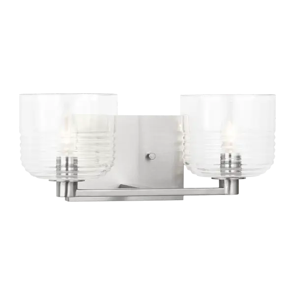 Lochdale Medium Vanity Sconce in Brushed Nickel - Image 3