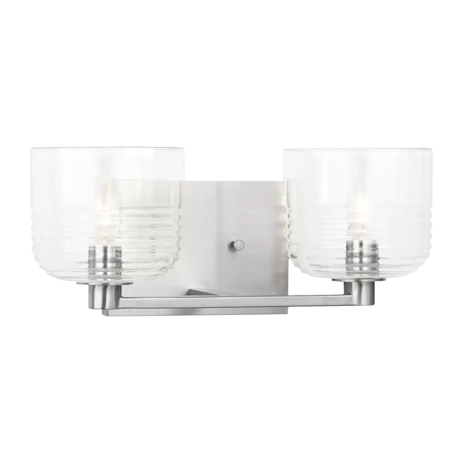 Lochdale Medium Vanity Sconce in Brushed Nickel - Image 3