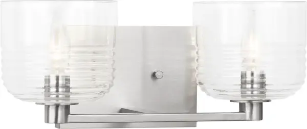 Lochdale Medium Vanity Sconce in Brushed Nickel - Image 4