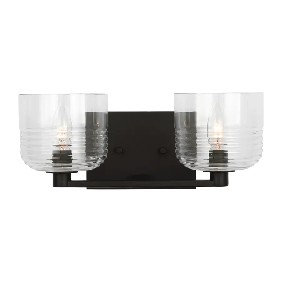 Lochdale Medium Vanity Sconce in Midnight Black - Image 1