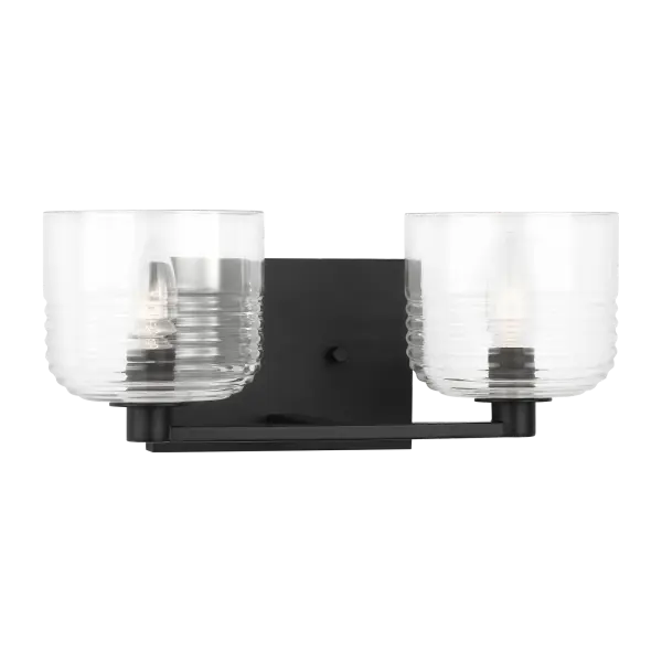 Lochdale Medium Vanity Sconce in Midnight Black - Image 3