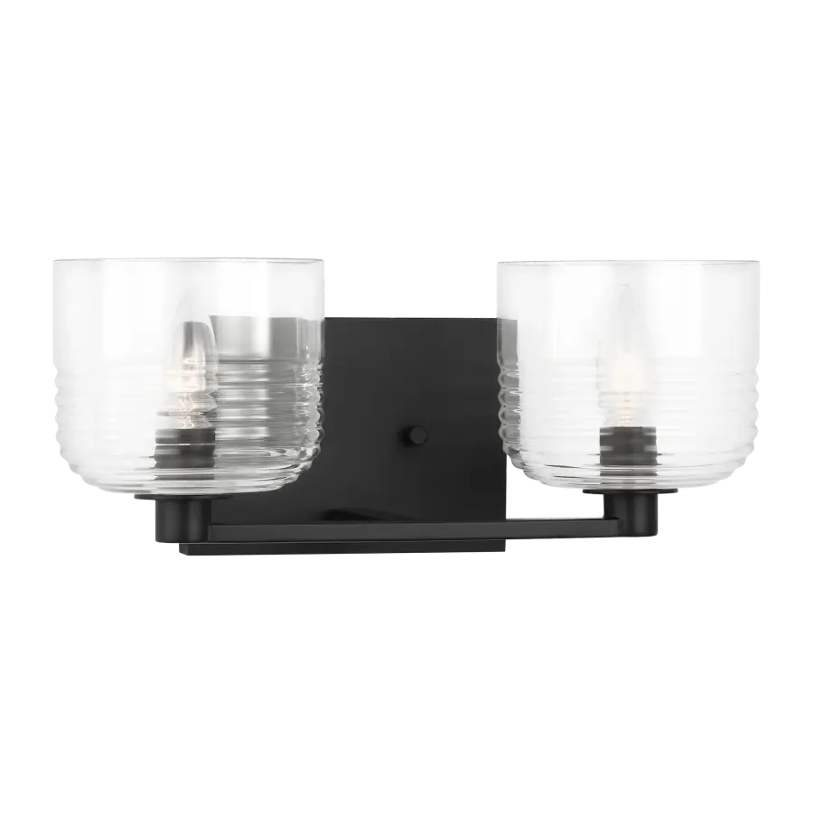 Lochdale Medium Vanity Sconce in Midnight Black - Image 3