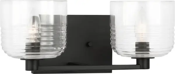 Lochdale Medium Vanity Sconce in Midnight Black - Image 4