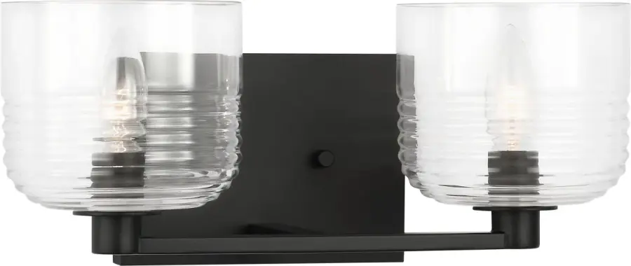 Lochdale Medium Vanity Sconce in Midnight Black - Image 4