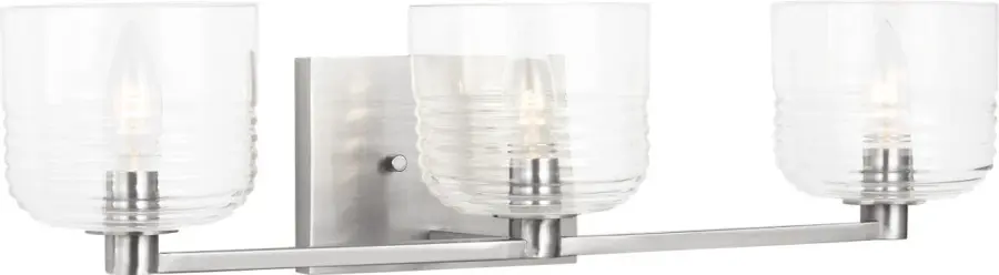 Lochdale Large Vanity Sconce in Brushed Nickel - Image 4