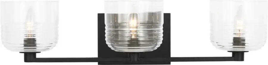 Lochdale Large Vanity Sconce in Midnight Black - Image 2