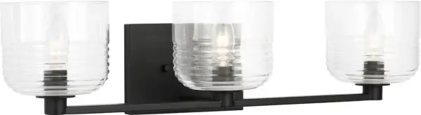Lochdale Large Vanity Sconce in Midnight Black - Image 4