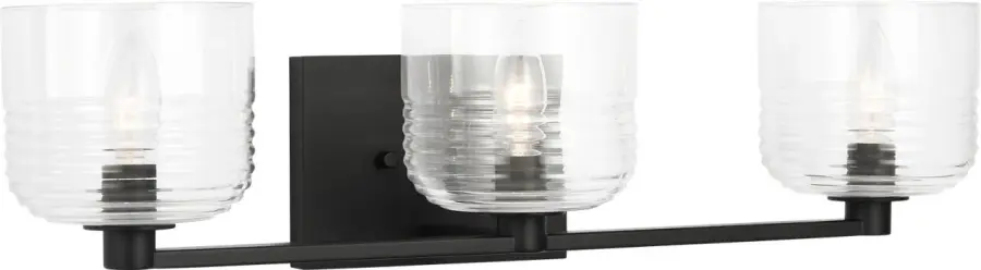 Lochdale Large Vanity Sconce in Midnight Black - Image 4