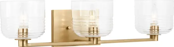 Lochdale Large Vanity Sconce in Satin Brass - Image 3